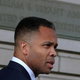 Former Rep. Jesse Jackson Jr. leaves the federal court house after being sentenced to prison Aug. 14, 2013, in Washington, D.C. Jackson was sentenced to 30 months in prison for using $750,000 in campaign money to pay for living expenses and luxury items.
Mark Wilson/Getty Images
